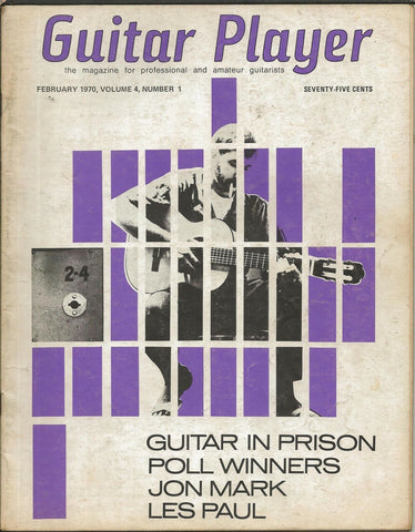 Guitar Player Magazine ORIGINAL Vintage Feb 1970 Les Paul Jon Mark