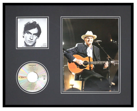 James Taylor Framed 16x20 JT CD & Photo Display