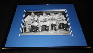 1938 Chicago Cubs Infield Framed 11x14 Photo Display