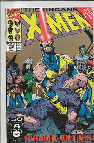 Uncanny X-Men #280 ORIGINAL Vintage 1991 Marvel Comics 