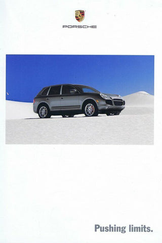 ORIGINAL Vintage 2002 Porsche Full Line Brochure / Fold Out Cayenne Poster