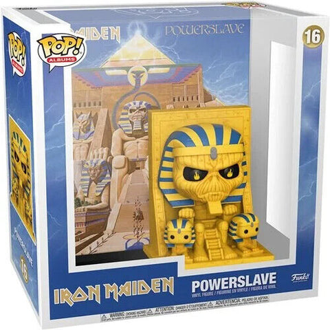 NEW SEALED 2022 Funko Iron Maiden Powerslave Pop! Album Figure with Case