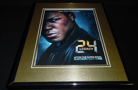 24 Legacy 2017 Fox Framed 11x14 ORIGINAL Advertisement Corey Hawkins