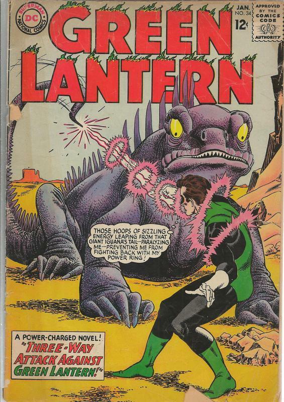 Green Lantern #34 ORIGINAL Vintage 1965 DC Comics  