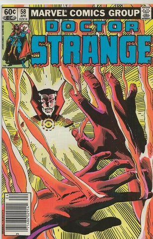 Doctor Strange #58 ORIGINAL Vintage 1982 Marvel Comics 