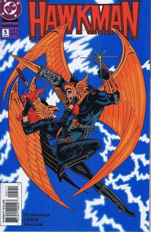 Hawkman #5 ORIGINAL Vintage 1993 DC Comics Wonder Woman