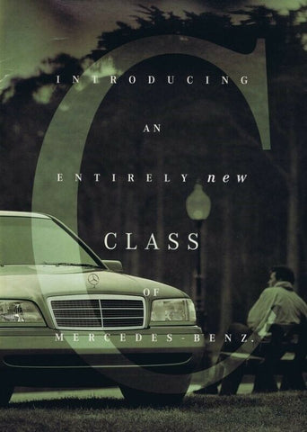 ORIGINAL Vintage 1993 Mercedes Benz C-Class Sales Brochure