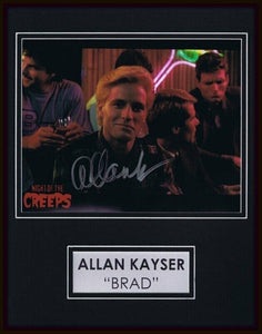 Allan Kayser Signed Framed Photo Display AW Night of the Creeps Mama's Family