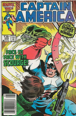 Captain America #320 ORIGINAL Vintage 1986 Marvel Comics Newsstand