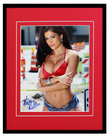 Kerri Keller Signed Framed 11x14 Photo Display AW