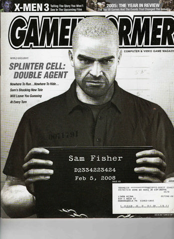 Game Informer Magazine #153 VINTAGE 2006 Splinter Cell Double Agent