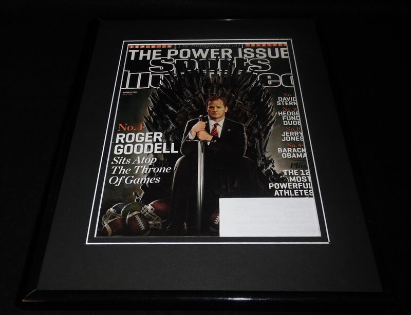 Roger Goodell Framed 11x14 ORIGINAL Sports Illustrated Game of Thrones Cover 