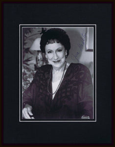 Jean Stapleton Signed Framed 11x14 Photo Display All in the Family Edith Bunker