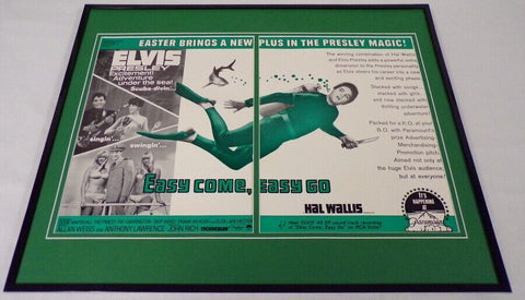 1967 Easy Come Easy Go 16x20 Framed ORIGINAL Vintage Industry Ad Elvis