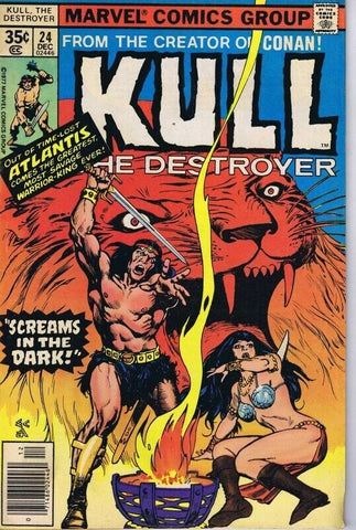 Kull the Destroyer #24 ORIGINAL Vintage 1977 Marvel Comics GGA