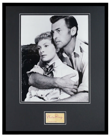 Stewart Granger Signed Framed 16x20 Photo Display JSA 