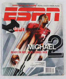 Apr 16 2001 ESPN Magazine Michael Vick Virginia Tech