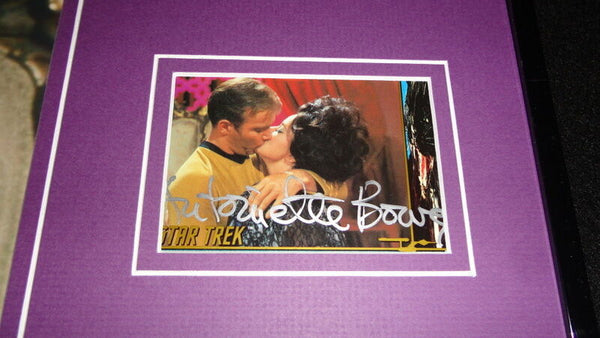 Antoinette Bower Signed Framed 11x17 Photo Display Star Trek