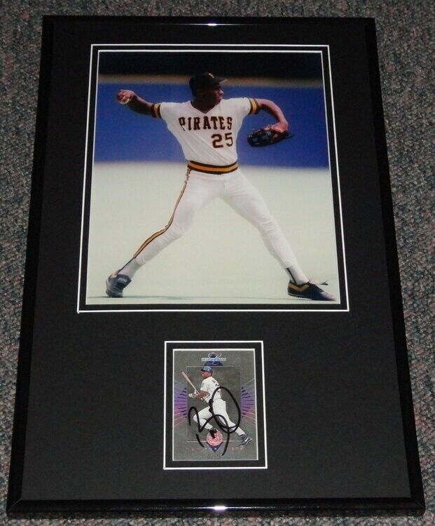 Bobby Bonilla Signed Framed 11x17 Photo Display Pirates Mets White Sox