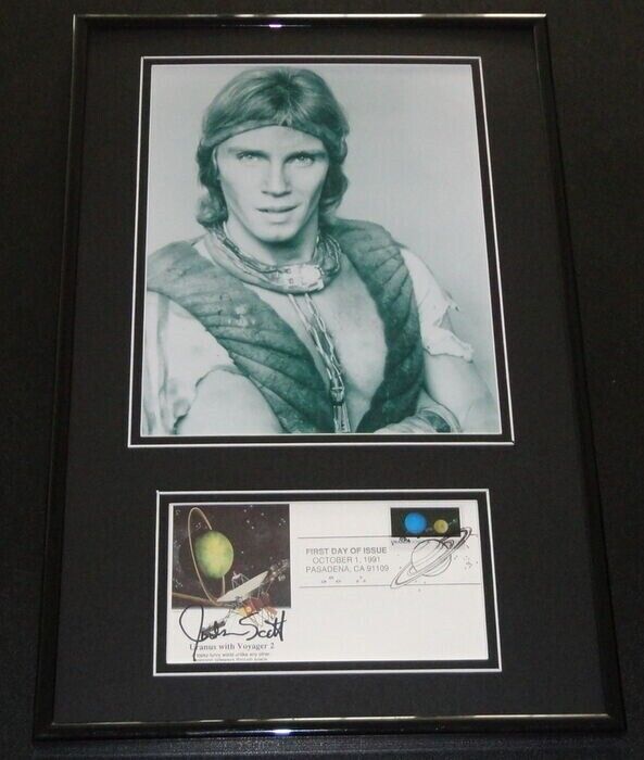 Judson Scott Signed Framed 11x17 Photo Display Star Trek