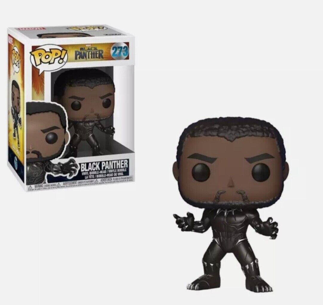 NEW SEALED Funko Pop Figure Black Panther Chadwick Boseman 273