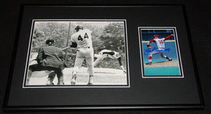 Jim Bunning Signed Framed 12x18 Photo Display Pirates vs Willie McCovey