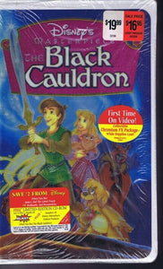 Disney Masterpiece Black Cauldron VINTAGE VHS Cassette Clamshell Box