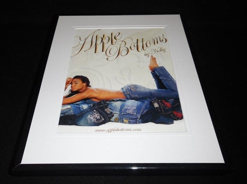 Apple Bottom Jeans 2010 Model Framed 11x14 ORIGINAL Advertisement