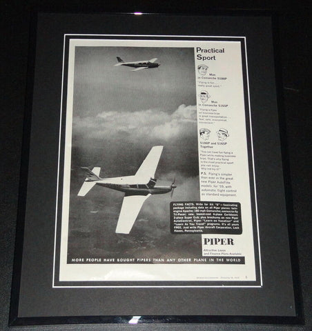 1959 Piper Planes 11x14 Framed ORIGINAL Vintage Advertisement