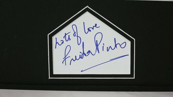 Freida Pinto Signed Framed 16x20 Photo Poster Display Slumdog Millionaire