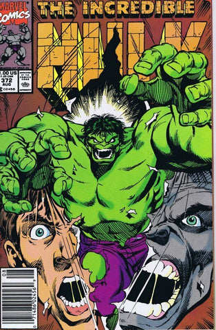 Incredible Hulk #372 ORIGINAL Vintage 1990 Marvel Comics Return of Green Skin