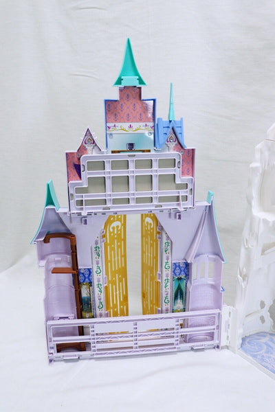 VINTAGE 2013 Disney Frozen Elsa Ice Palace Castle Playset HUGE! 