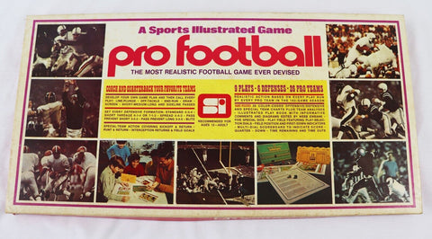 VINTAGE 1972 Sports Illustrated Pro Football Board Game