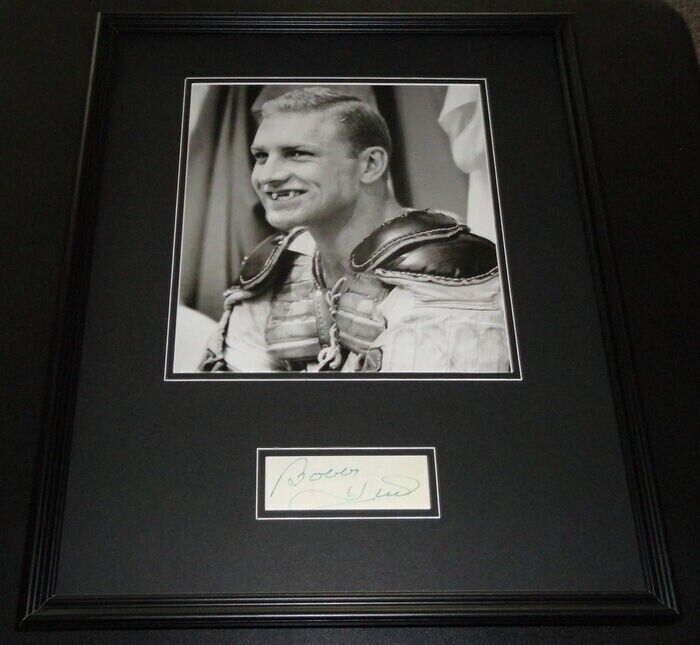 Bobby Hull Toothless Signed Framed 16x20 Photo Poster Display Blackhawks