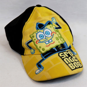 VINTAGE Nickelodeon Spongebob Squarepants Stitched Kids Baseball Cap Hat