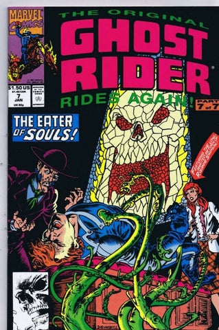 Original Ghost Rider Rides Again #7 ORIGINAL Vintage 1991 Marvel Comics 