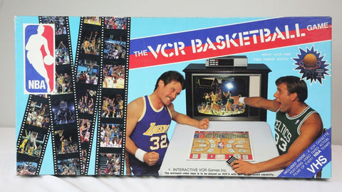 ORIGINAL Vintage 1987 NBA Basketball VCR Board Game  