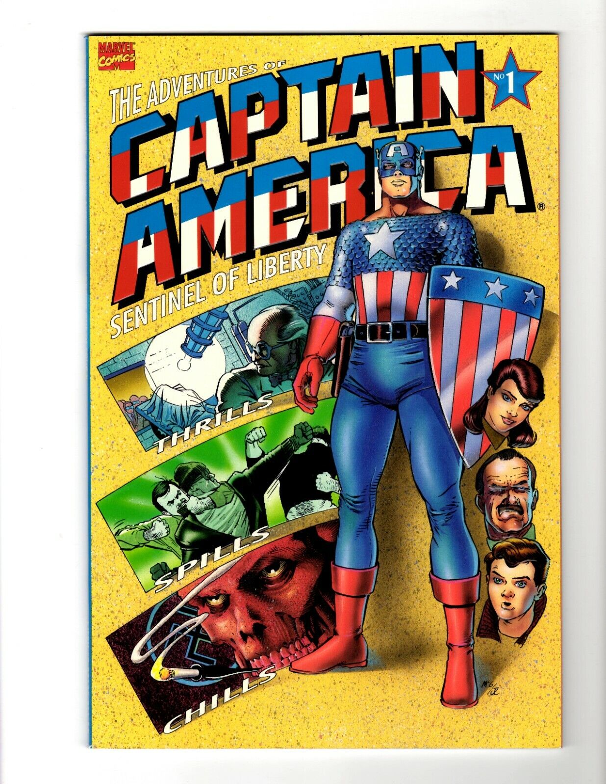 Adventures of Captain America: Sentinel of Liberty #1 1991 Marvel Comics 