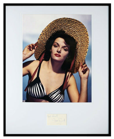 Jane Russell Signed Framed 16x20 Photo Display JSA 