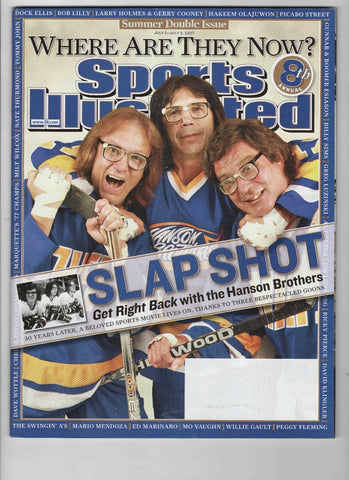 July 2 2007 Sports Illustrated Magazine Slap Shot Hanson Brothers