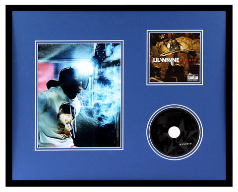 Lil Wayne Framed 16x20 Rebirth CD & Photo Display