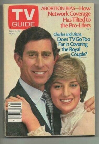 ORIGINAL Vintage November 9, 1985 TV Guide Magazine Prince Charles Princess Di