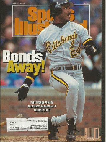 ORIGINAL Vintage May 4 1992 Sports Illustrated Barry Bonds Pirates