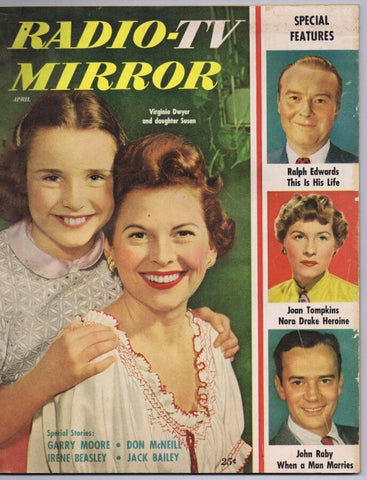 ORIGINAL Vintage April 1953 Radio TV Mirror Magazine Virginia Dwyer Garry Moore