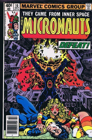 Micronauts #10 ORIGINAL Vintage 1979 Marvel Comics Newsstand