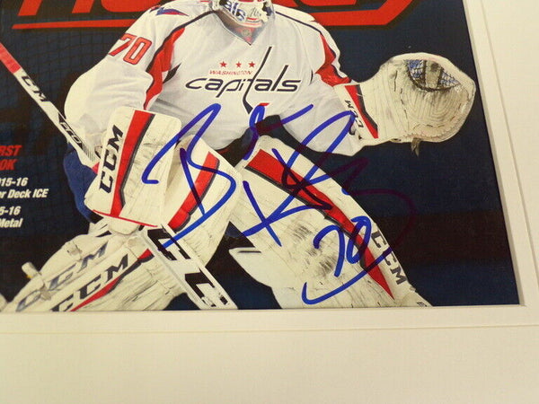 Braden Holtby Signed Framed 16x20 Photo Display JSA Capitals Stanley Cup