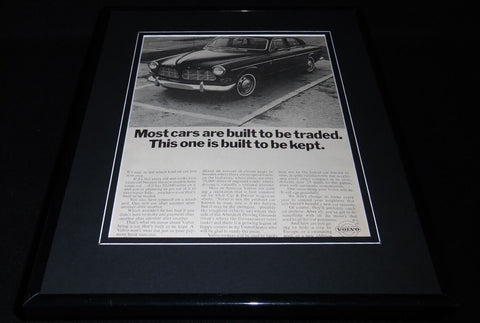 1966 Volvo Meant to be Kept 11x14 Framed ORIGINAL Vintage Advertisement