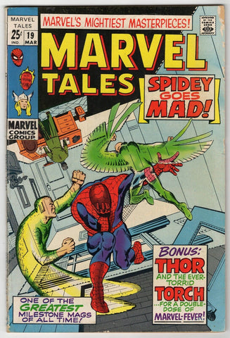 Marvel Tales #19 ORIGINAL Vintage 1968 Reprints Spider-Man 24 Vulture Thor