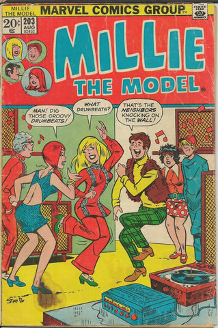 Millie the Model #203 ORIGINAL Vintage 1973 Marvel Comics 