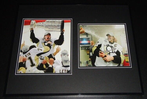 Evgeni Malkin 2009 Stanley Cup Celebration Framed 16x20 Photo Set Penguins 